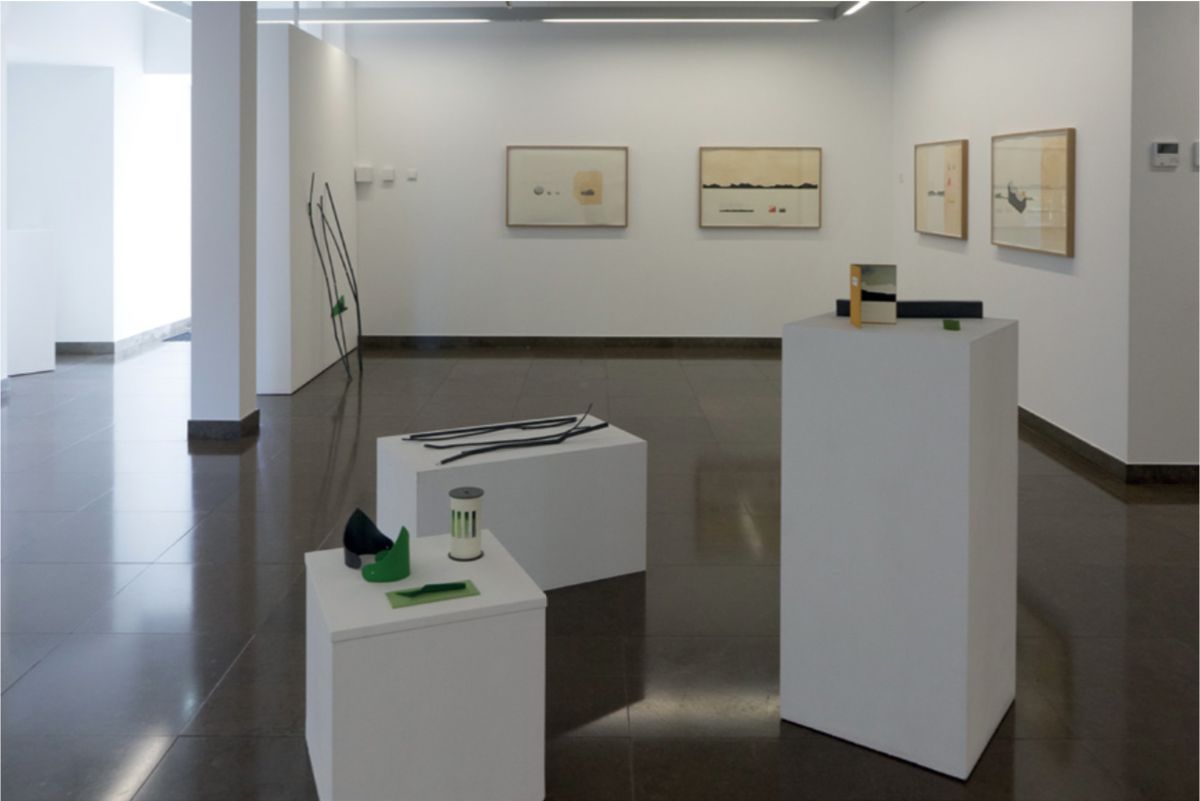 Vista da exposição As possibilidades de uma paisagem, Galeria do Parque, Vila Nova da Barquinha, 2020.