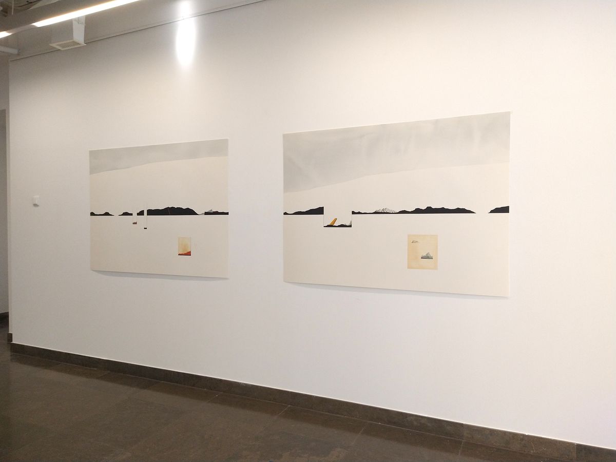 Vista da exposição As possibilidades de uma paisagem, Galeria do Parque, Vila Nova da Barquinha, 2020.