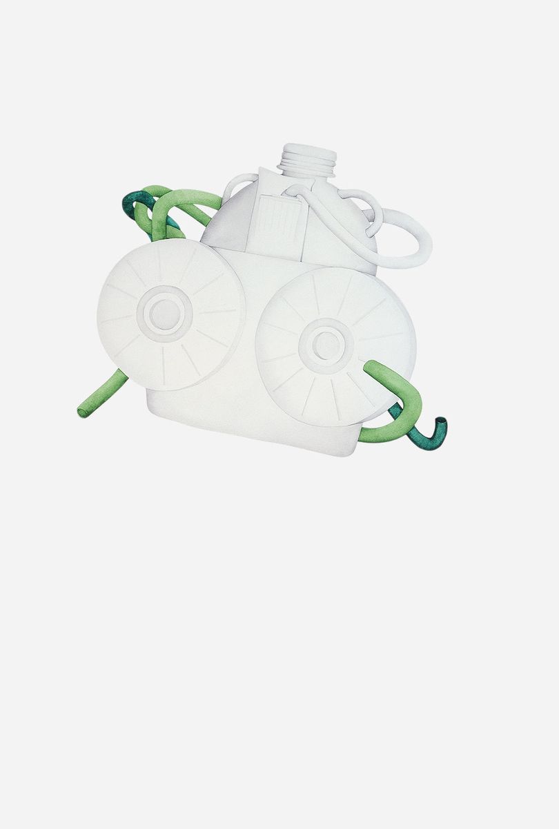 Air Filter, 2005, aguarela sobre papel, 98x68 cm.