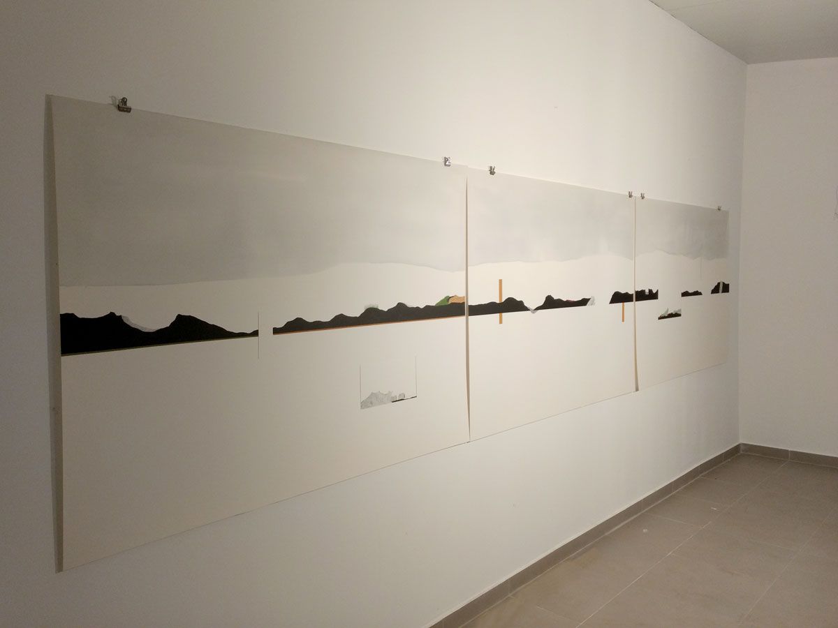Orografias, 2018, 460x110 cm.