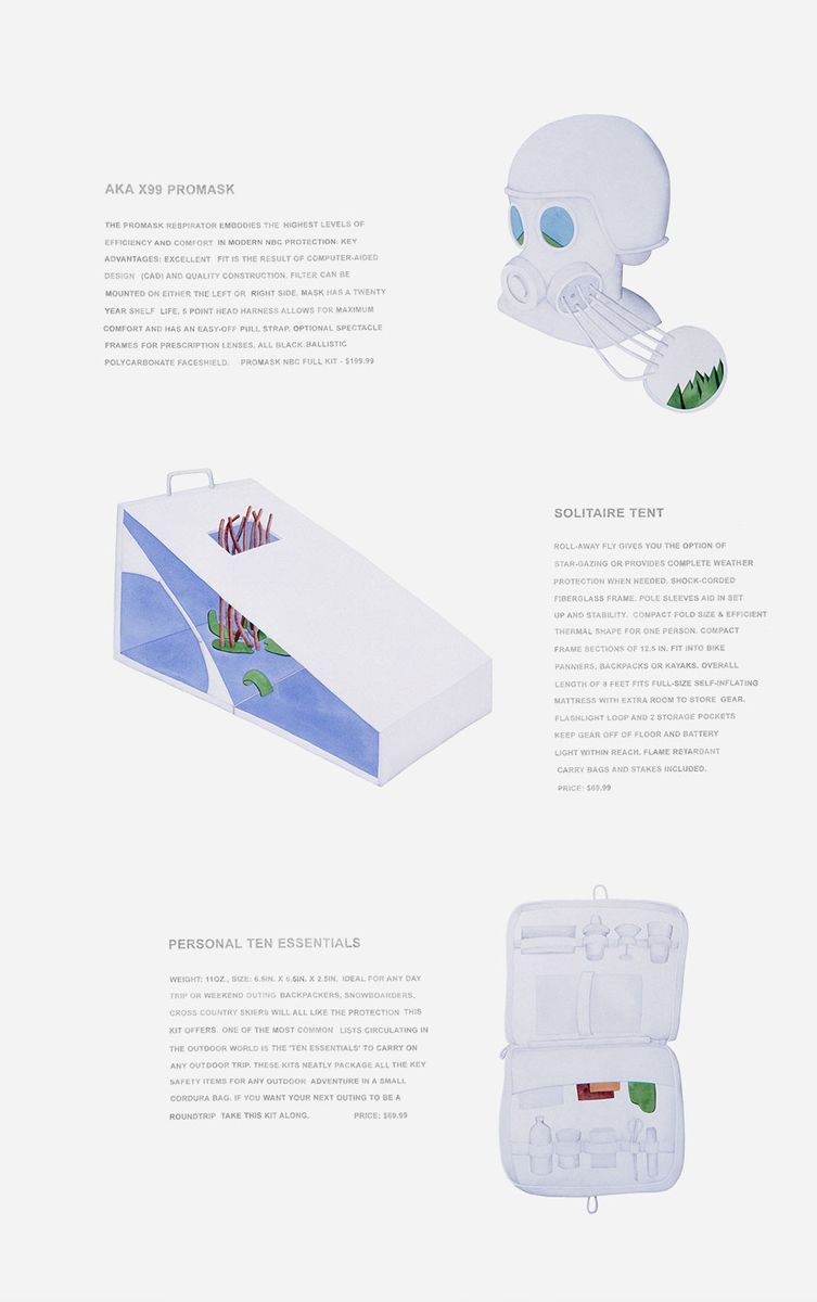 Survival Systems – Urban Action Catalog 2003–2004, página 3.