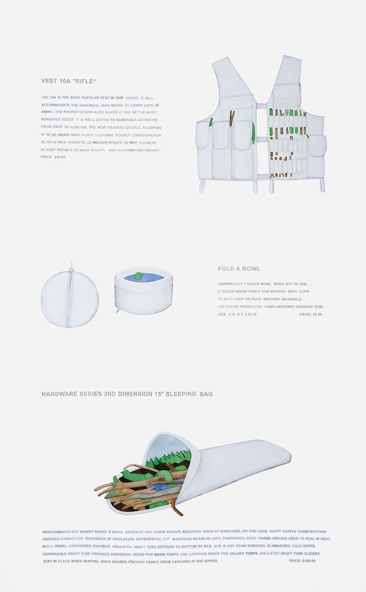 Survival Systems – Urban Action Catalog 2003–2004, página 4.